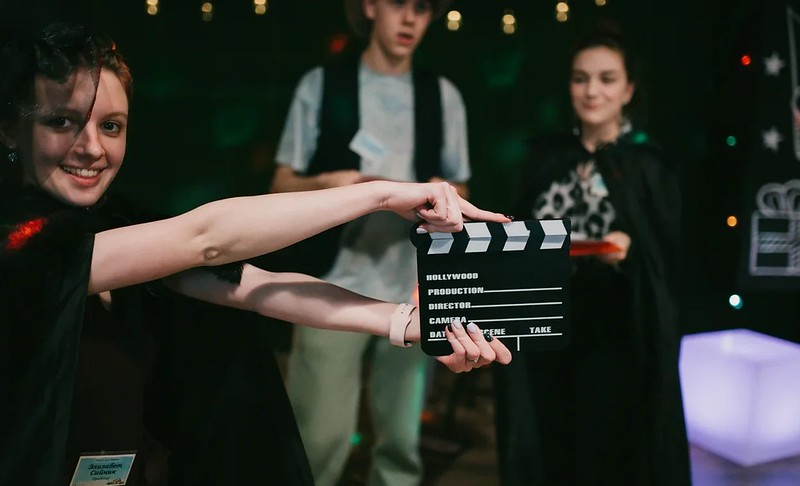 Городские огни и праздничное настроение в Новокуйбышевске